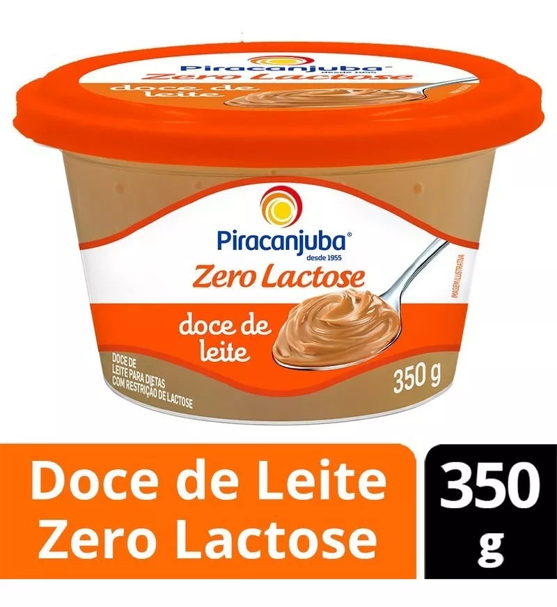 Piracanjuba Doce de Leite Zero Lactose (350g)